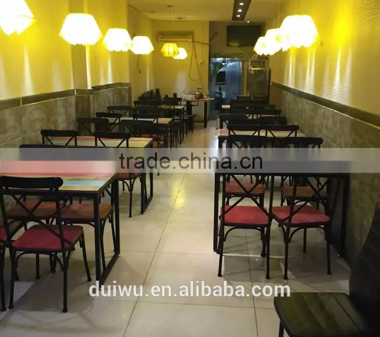 Wholesale high quality wood furniture chinese restaurant hot pot table