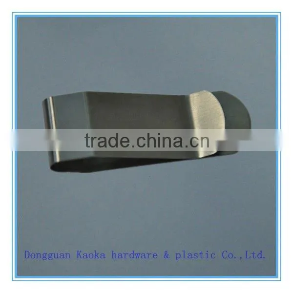 custom cool stainless steel money clip ,fashion stainless steel money clips