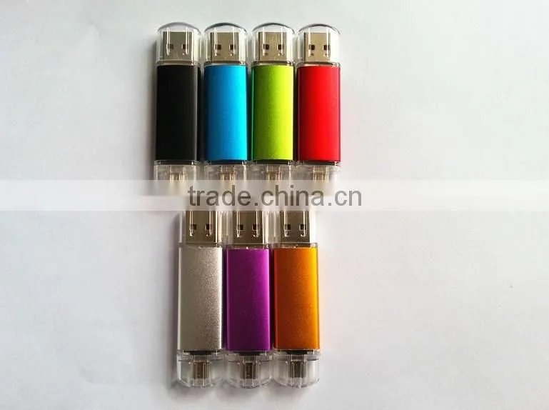 36 Months warranty New Android smartphone micro usb drive metal usb pen drive 8gb OTG usb flash drive