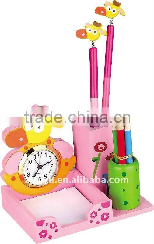 wooden stationery set