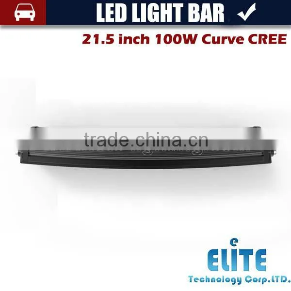 9-32v Voltage and LED Lamp Type curve amber led light bar for car