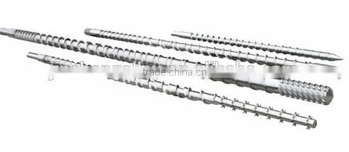 Injection molding screw design for plastic machine