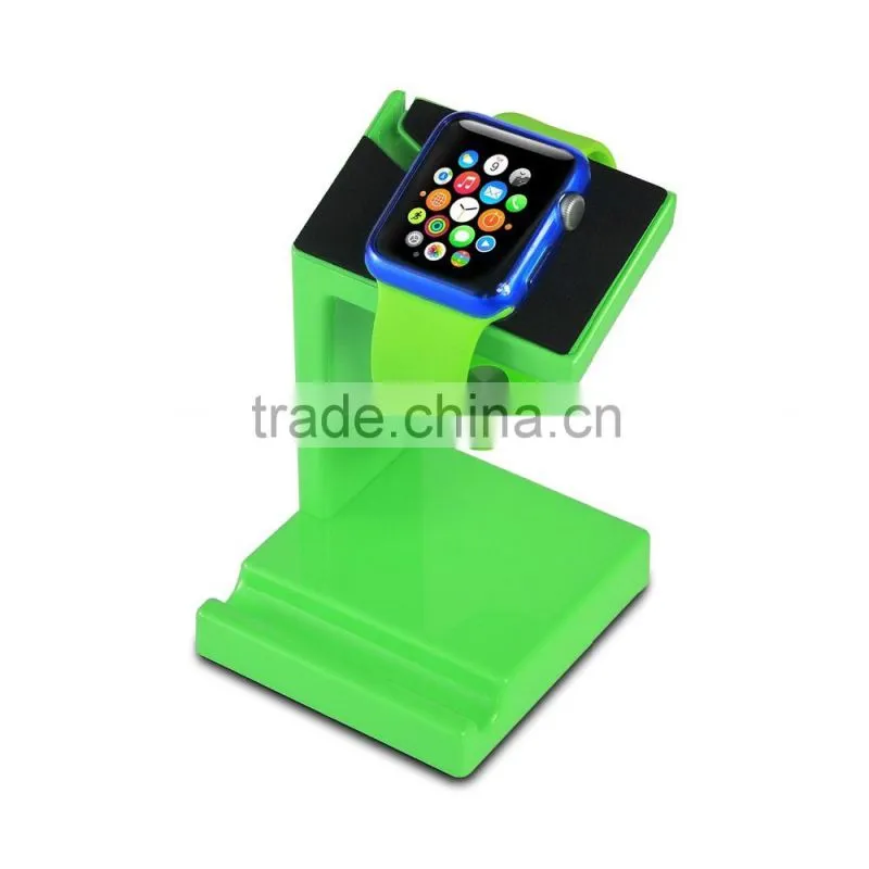 Hot selling factory price 2 in 1 stand holder for apple watch for iPhone
