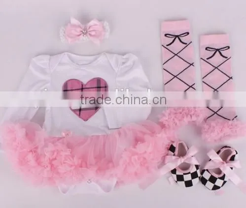 Baby Girls Tutu Skirt Sets Hair Bands Dress Socks Shoes Tutu Skirt Sets