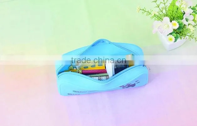 Customize silicone pencil bag ,wholesale pencil box,high capacity pencil case