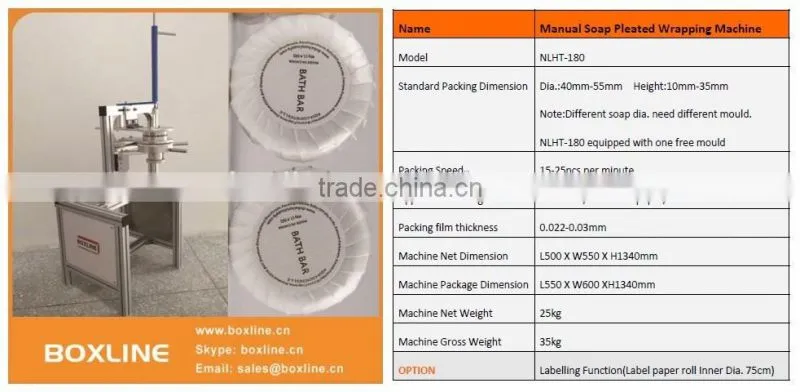 Industrial Stretch Film Multi-shape Soap Wrapping Machine