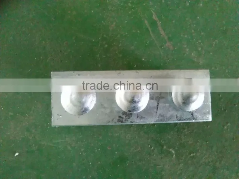 Suspension clamp with 3 bolts / Electric galvanized steel cable clamp