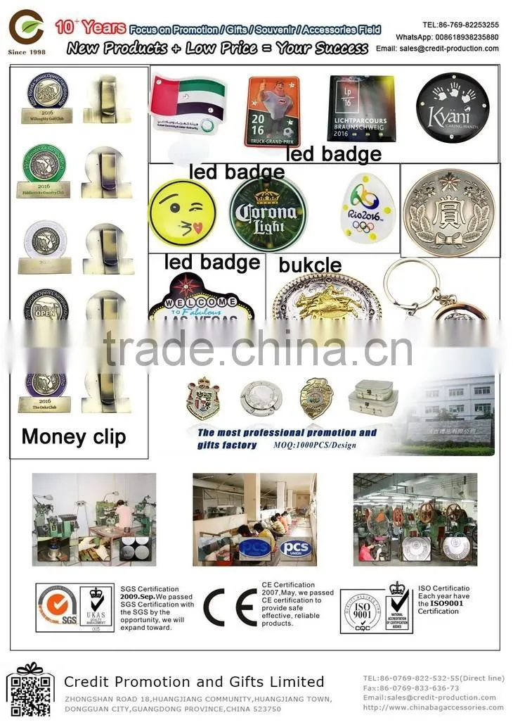 2016 Brazil Rio big events Sport Games flashing glow led badges