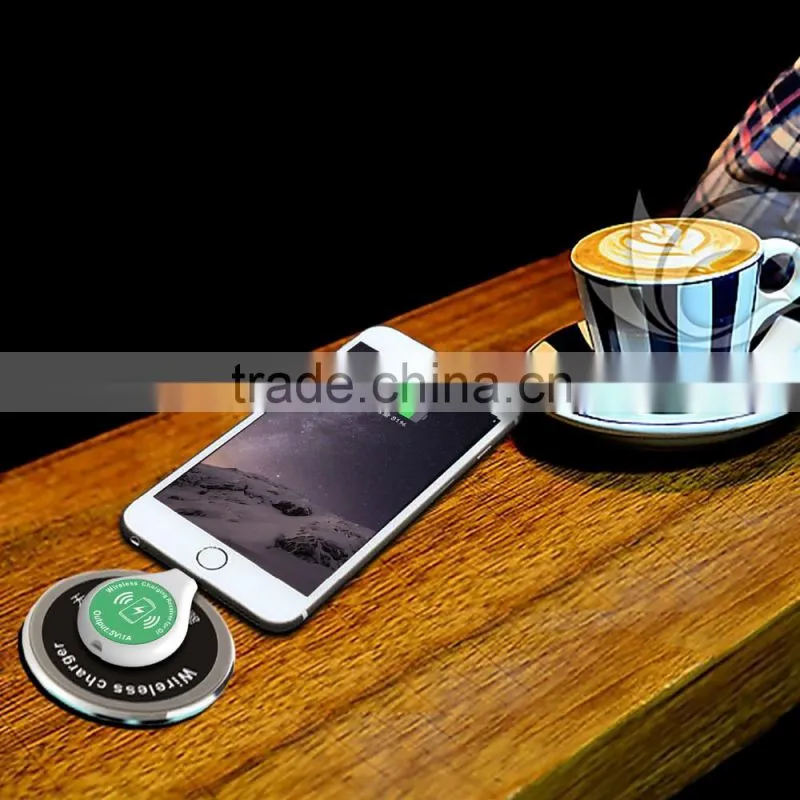 wholesale hot sale qi wireless charger receiver for galaxy s5 mini size