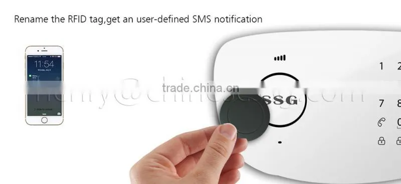 Free APP operated Touch Keypad professional alarm system for Home/Residential Easy to DIY