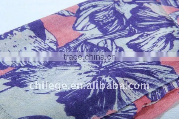 long wool printed ladies neck design/long neck scarves
