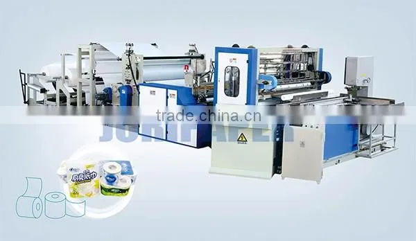 Fully Automatic Paper Production Line Toilet Paper Tissue Making Machine