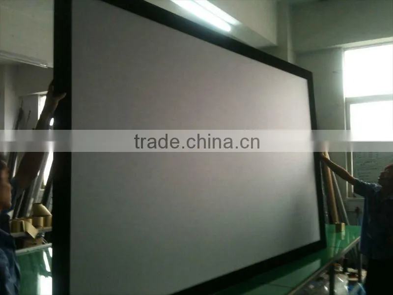 3d silver screen with black border & eyelet