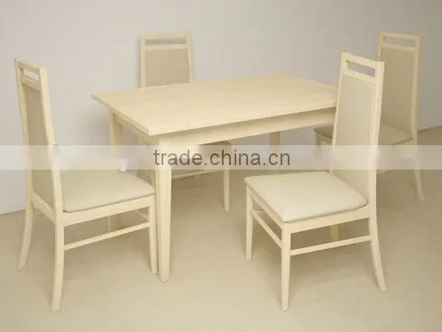 Wholesale cheap square top wooden fast food restaurant table and chair