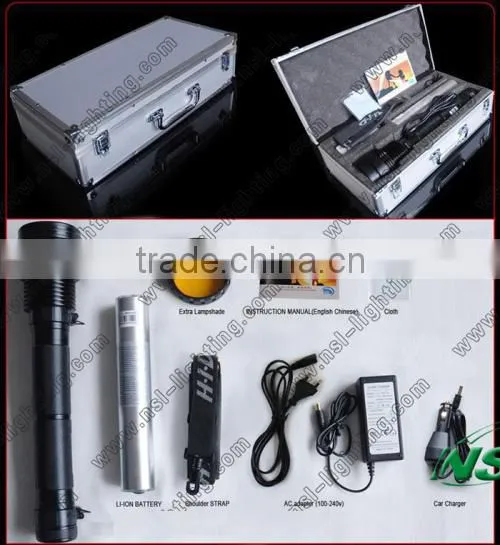 Aluminum Waterproof HID Torch Flashlight High Power Xenon HID Flashlight