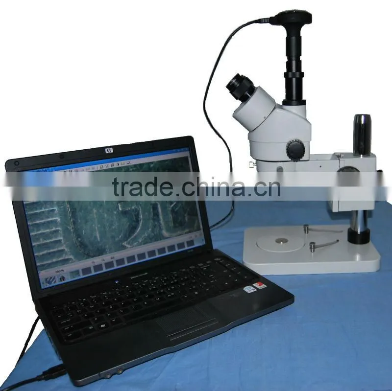 HD high resolution and high sensitivity CE proved digital microscope camera built-in relay lens and imaging software