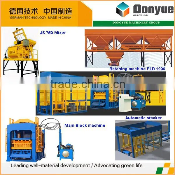 Fully automatic concrete brick making machine from Turkey QT10-15 Turkey cement brick machine latest technology