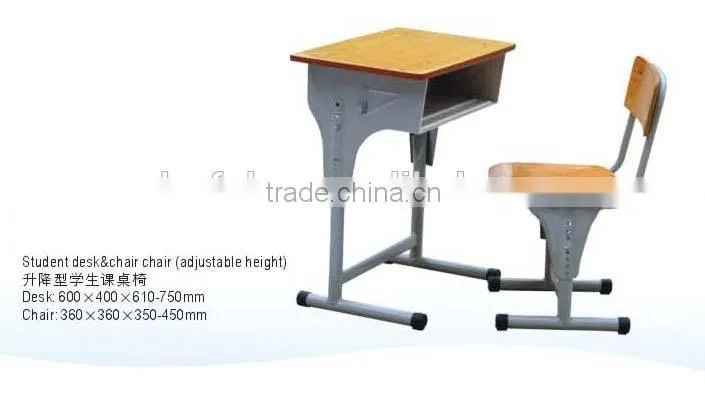 Examination desk & chair for sale student furniture A-017 classroom chair & desk