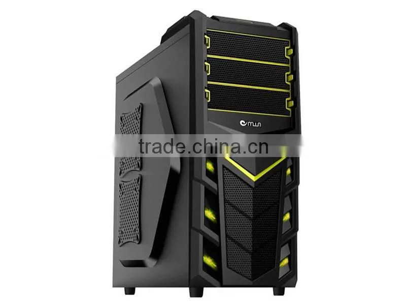 fancy front panel LED light gaming computer case