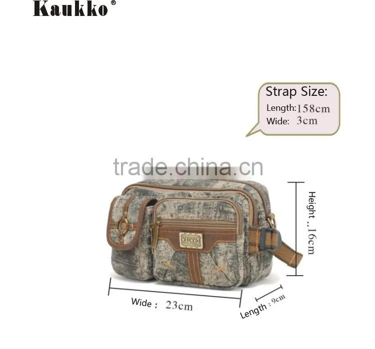 Trade Assurance Factory Khaki Color Clutch Bag Canvas Clutch Bag Canvas Men Waist Bag