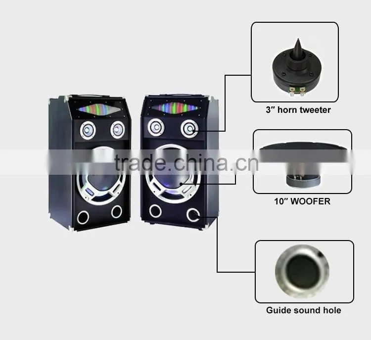 High-end Professional Dj Bass Speaker with USB SD FM Radio