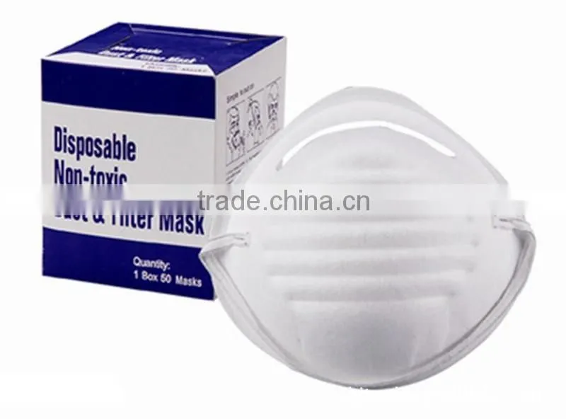 half mask chemical respirator with black elastic strap