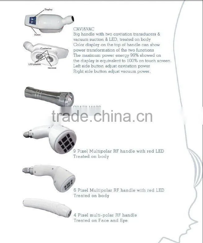 Lipo Vacuum Cavitation RF Body Slimming Mchine