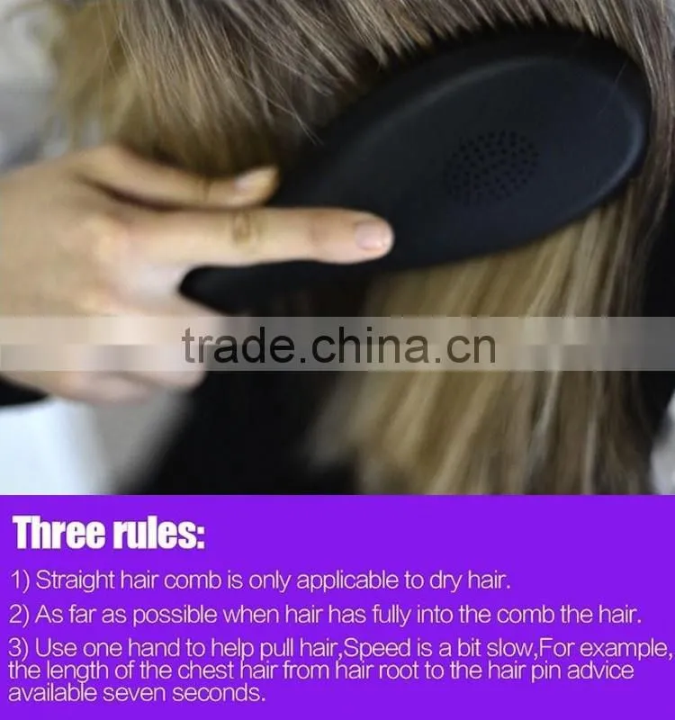 Hot selling fast heating electric hair brush