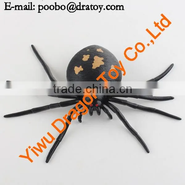 High quality TPR toy rubber spiders