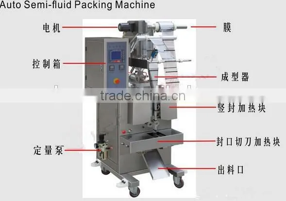 Liquid pouch fill seal machine/bag filling sealing packing machine