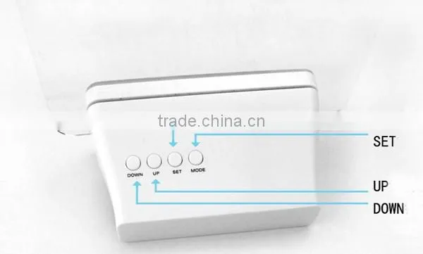 Led alarm clock with usb fluoresent pen clock with leaving message