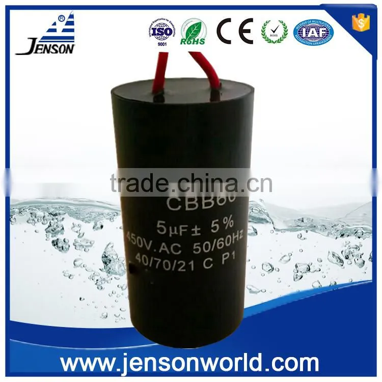 Jenson 40uf cbb60 start capacitor for AC motor run and start cbb60 capacitor