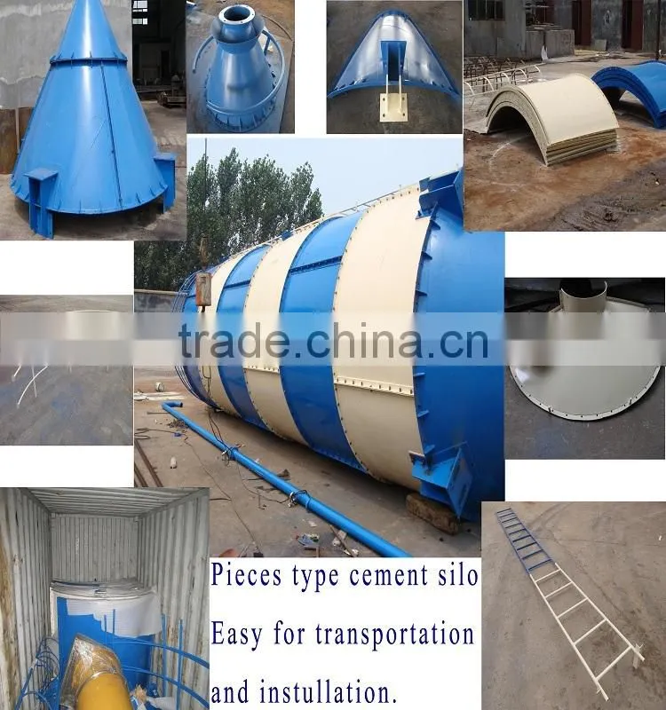 SNC series Piece Type (Bolted Type) Cement Silo And Accessories,capacity30t-800t,connect with bolts