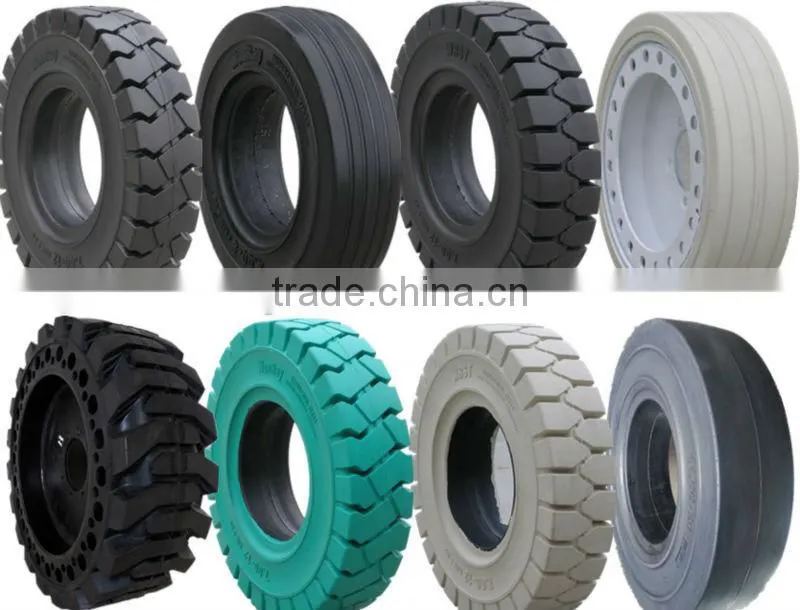 hot china bobcat skid steer loader solid tire 12-16.5 with wheel