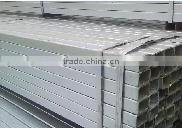 Galvanized and Black square rectangular steel pipe with high quality and best price