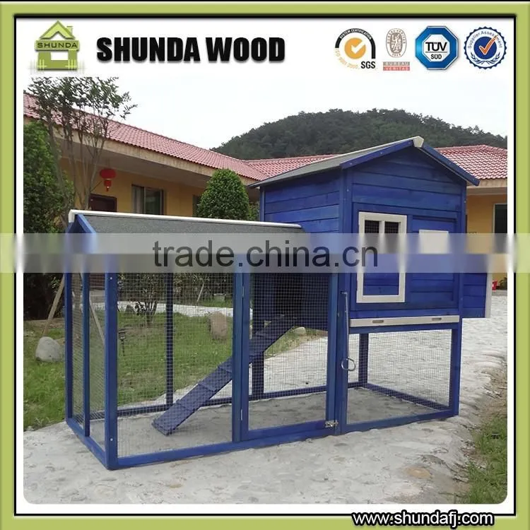SDC012 Wood Chicken Coop Wire folding Egg Layer Poultry Backyard Cage