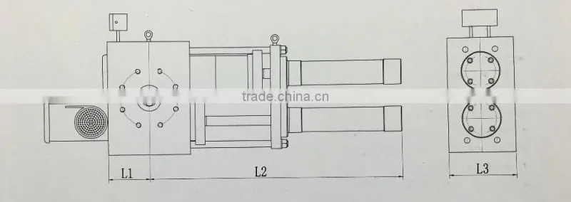Extrusion processes screen changer quick net changer
