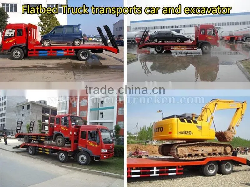 10ton Dongfeng 4x2 low flatbed truck