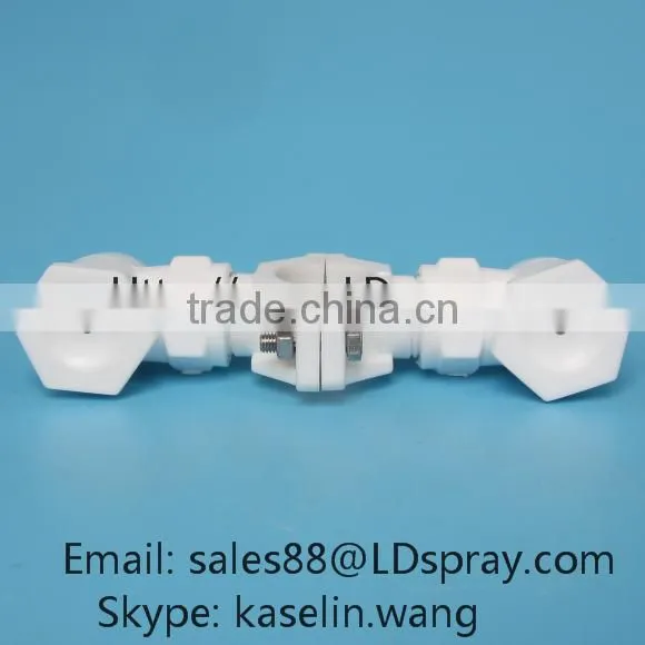 cleaning line equipment double head Plastic spray nozzle