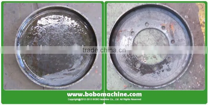 Wheel disc blanking machine