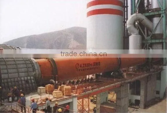 Superior quality high production efficiency cement rotary kiln for sale
