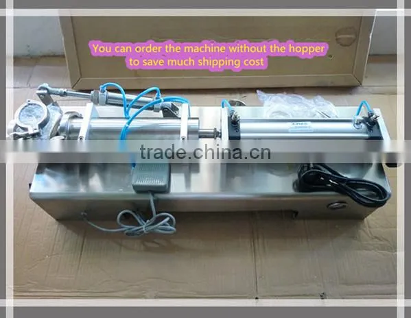 Small Scale Single Head Cream Pneumtic Filling Machine with 100-1000ml
