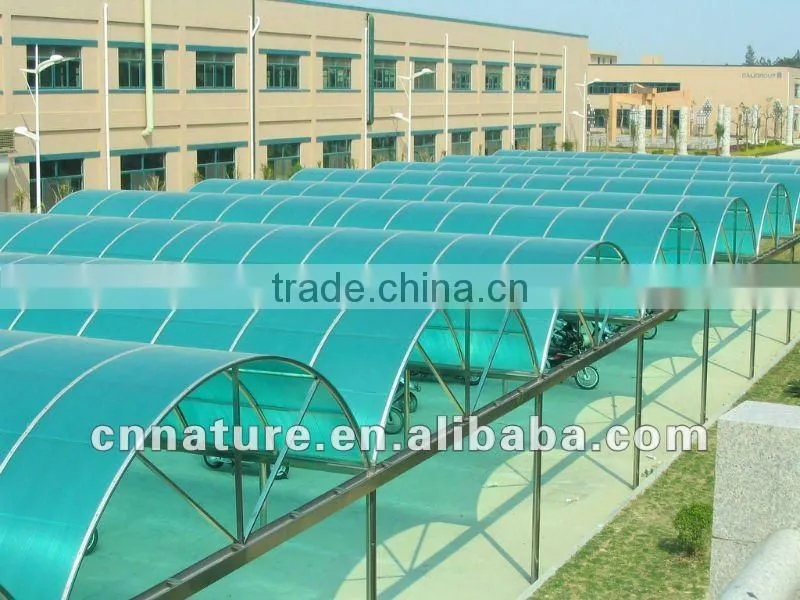 Bayer 3113 polycarbonate sheet/green color for decoration
