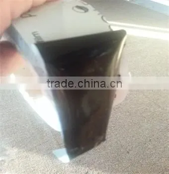 Black-white protective film for stainless steel sheet