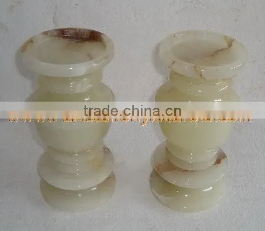 EXPORT QUALITY Modern style ONYX CANDLE HOLDERS STANDS