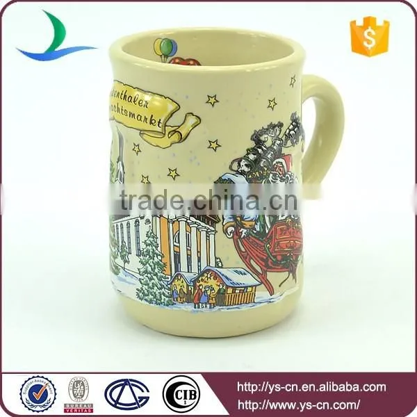 YScc0014-01 Wholesale 3d Christmas Ceramic Mug