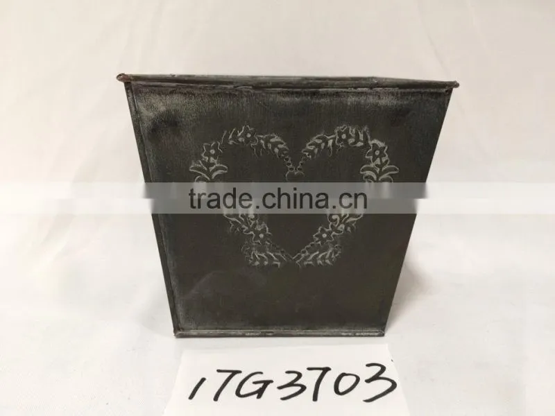 nanning wholesale cheap home goods products indoor decorative tall square pot planter