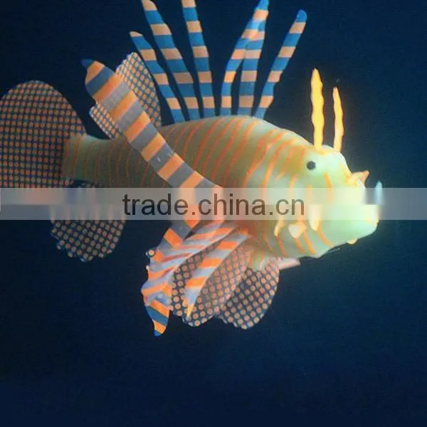 Popular novelty imitation silicone toy coral aquarium for tank
