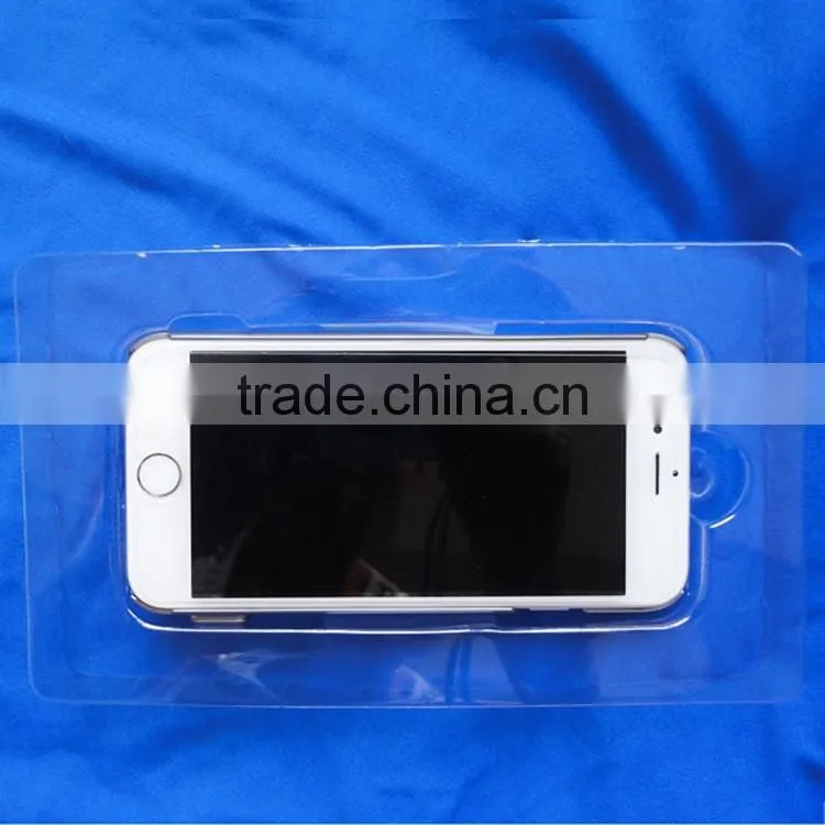 Custom clear plastic blister packaging for mobile case