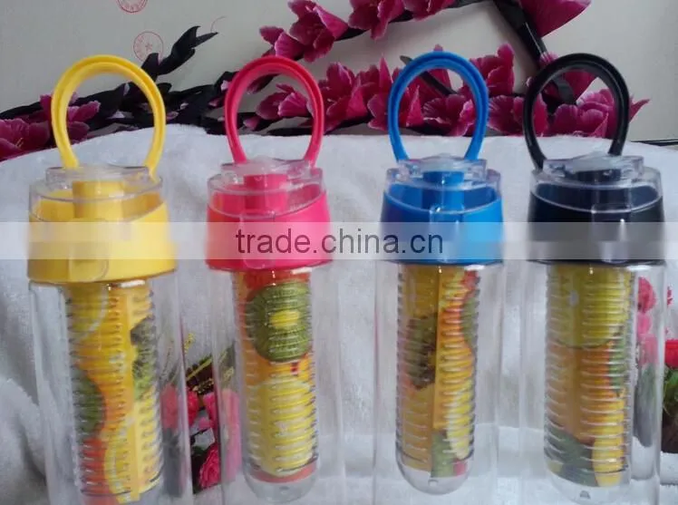 Cheap custom logo fruit infusion sports water bottle factory directly